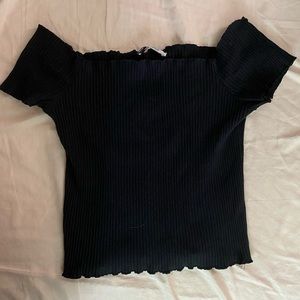 Zara Size Large Off The Shoulder Top